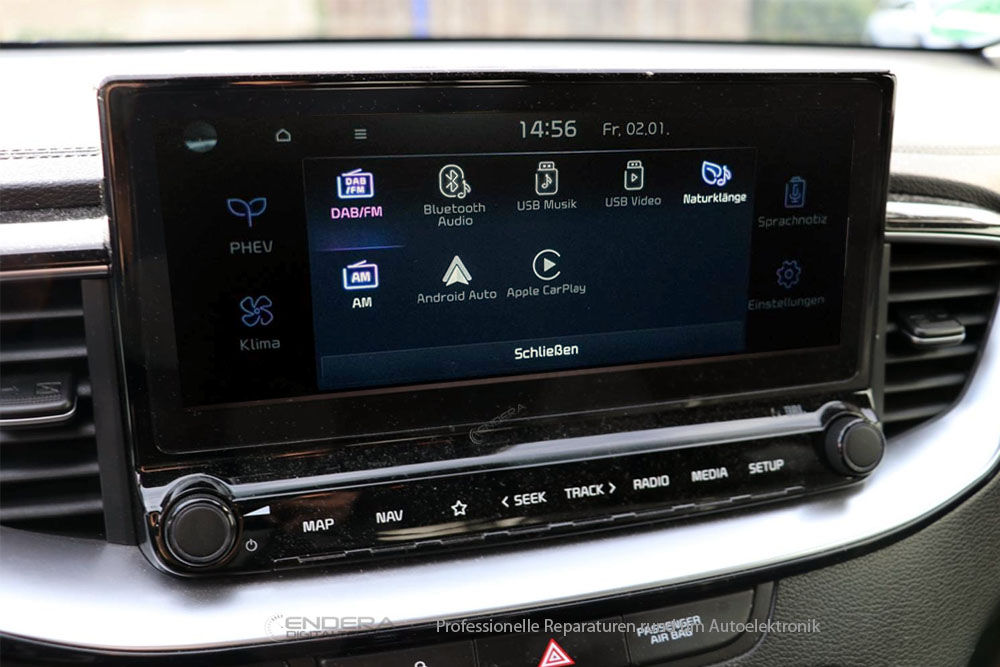 Navi Displayfehler Reparatur KIA Ceed CD